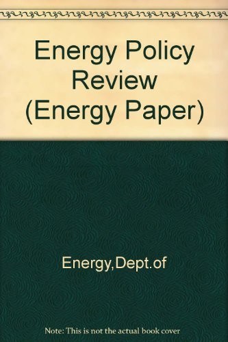Cover for Energy Policy Review.
