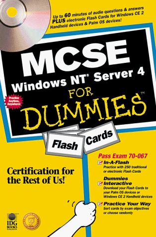 Cover for MCSE Windows NT® Server 4 For Dummies¿ Flash Cards