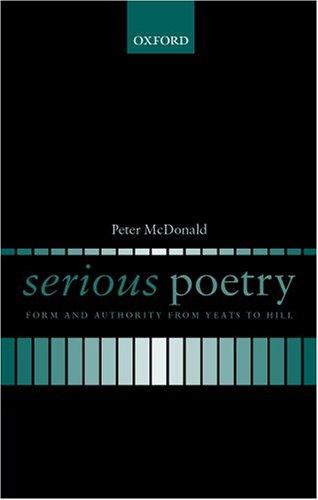 Cover for Serious poetry