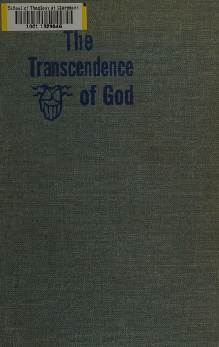 Cover for The transcendence of God