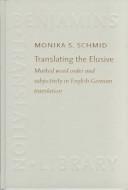 Cover for Translating the elusive