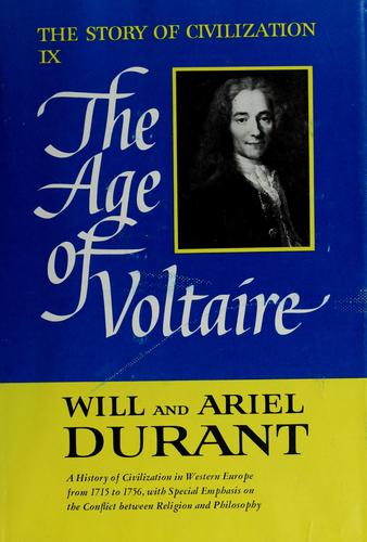 Cover for The age of Voltaire