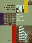 Cover for The Many faces of modern architecture: Building in Germany between the World Wars