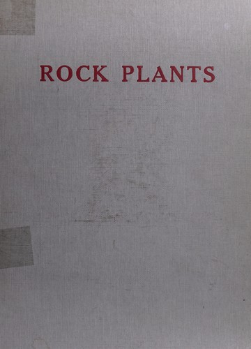 Cover for Rock plants