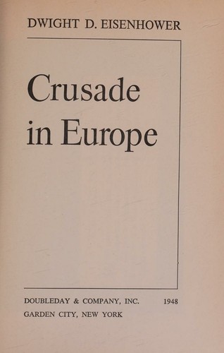 Cover for Crusade in Europe