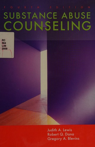 Cover for Substance abuse counseling