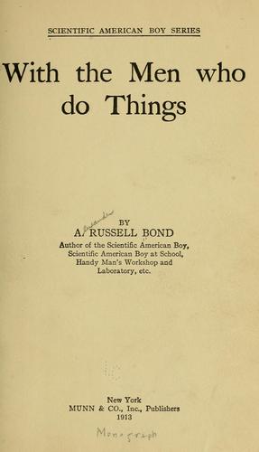 Cover for ...With the men who do things