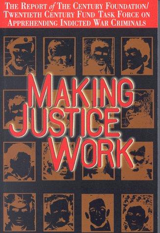 Cover for Making Justice Work