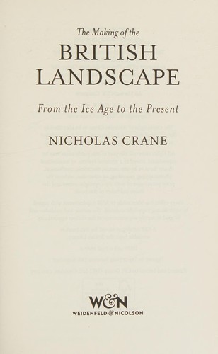 Cover for Making of the British Landscape