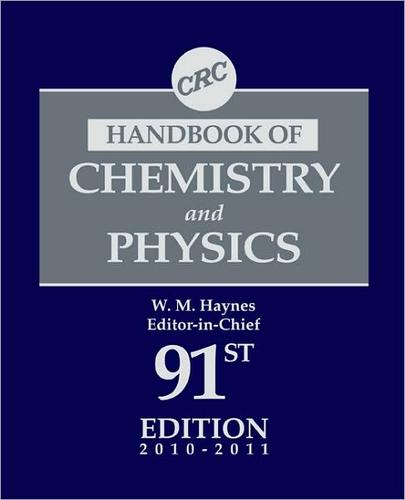Cover for CRC Handbook of Chemistry and Physics