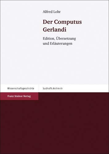Cover for Der Computus Gerlandi