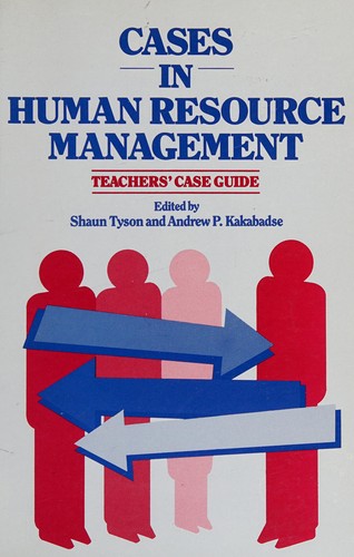 Cover for Cases in human resource management