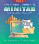 Cover for The student edition of Minitab for Windows manual