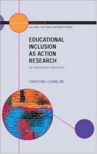 Cover for Educational Inclusion as Action Research (Inclusive Education)
