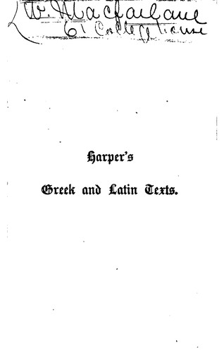 Cover for Cato major sive De senectute: sive, De senectute,-Laelius sive, De amicitia,-et, Epistolae selectae