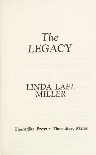 Cover for The legacy