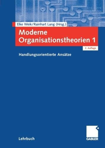 Cover for Moderne Organisationstheorien 1