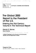 Cover for The Global 2000 Report to the President of the U.S., Entering the 21st Century