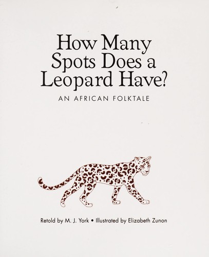 Cover for How many spots does a leopard have?