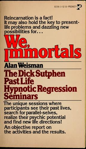 Cover for We, immortals