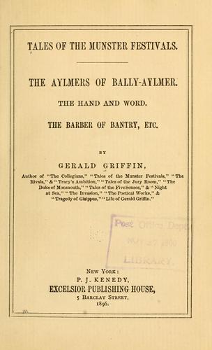 Cover for Tales of the Munster festivals.