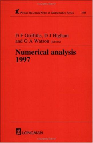 Cover for Numerical Analysis 1997 (Research Notes in Mathematics Series)