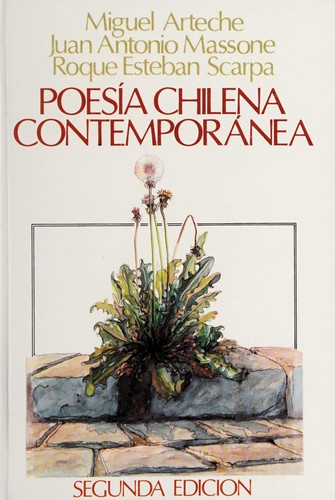 Cover for Poesía chilena contemporánea