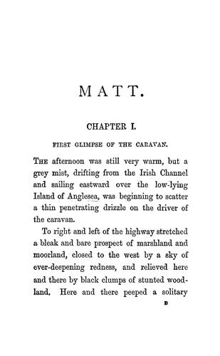 Cover for Matt