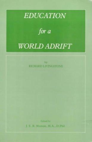 Cover for Education for a World Adrift