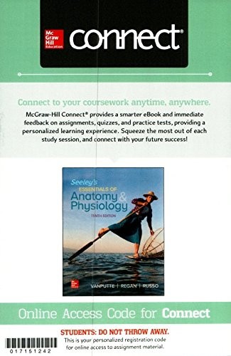 Cover for Connect APR and PHILS Access Card for Seeley's Essentials of Anatomy and Physiology