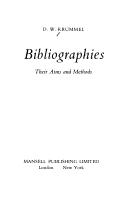 Cover for Bibliographies