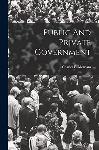 Cover for Public and Private Government
