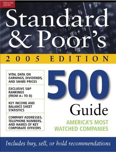 Cover for Standard & Poor's 500 Guide (Standard and Poor's 500 Guide)