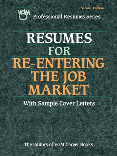 Cover for Resumes for Re-Entering the Job Market