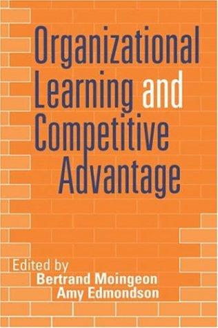 Cover for Organizational learning and competitive advantage