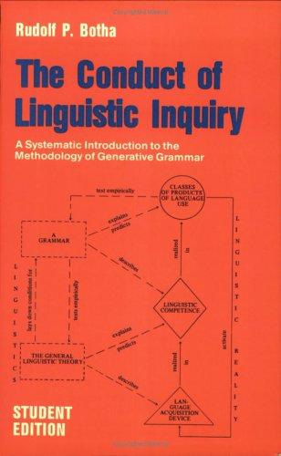 Cover for The conduct of linguistic inquiry