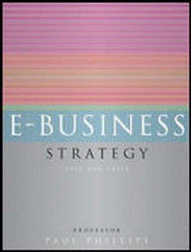 Cover for E-Business Strategy