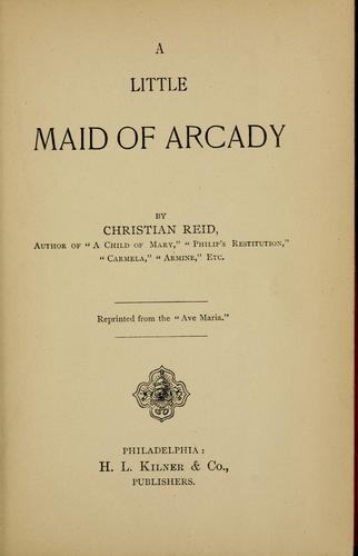 Cover for A little maid of Arcady