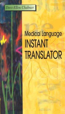 Cover for Medical Language Instant Translator