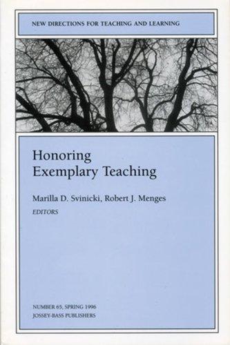 Cover for Honoring Exemplary Teaching