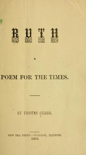 Cover for Ruth