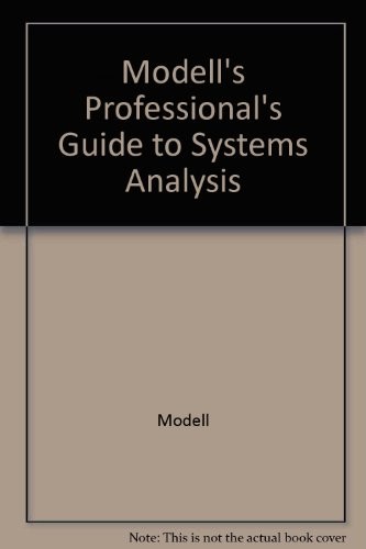 Cover for A Professional's guide to systems analysis
