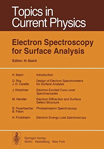 Cover for Electron Spectroscopy for Surface Analysis