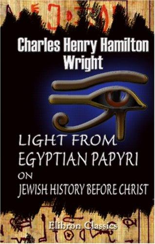 Cover for Light from Egyptian Papyri on Jewish History Before Christ