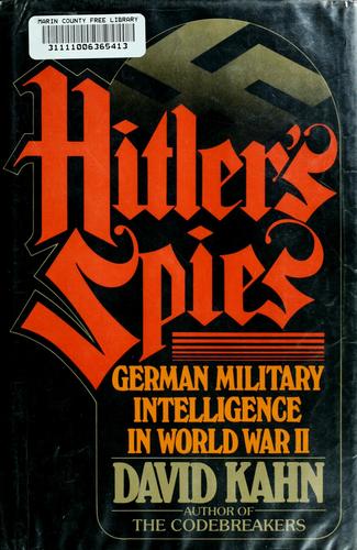 Cover for Hitler's spies