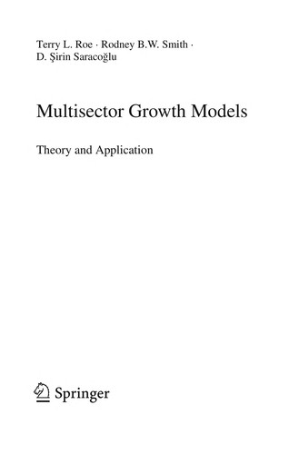 Cover for Multisector growth models