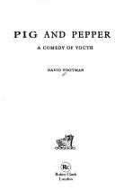 Cover for Pig and Pepper