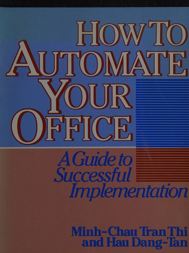 Cover for How to automate your office