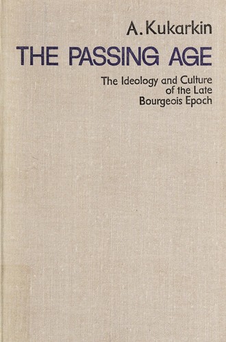 Cover for The passing age