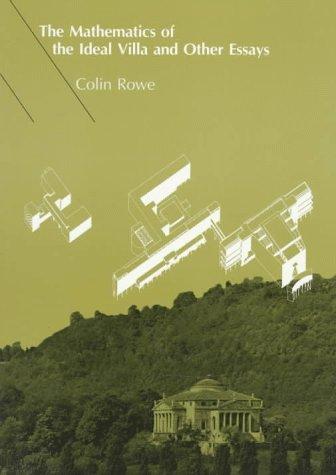 Cover for The Mathematics of the Ideal Villa and Other Essays